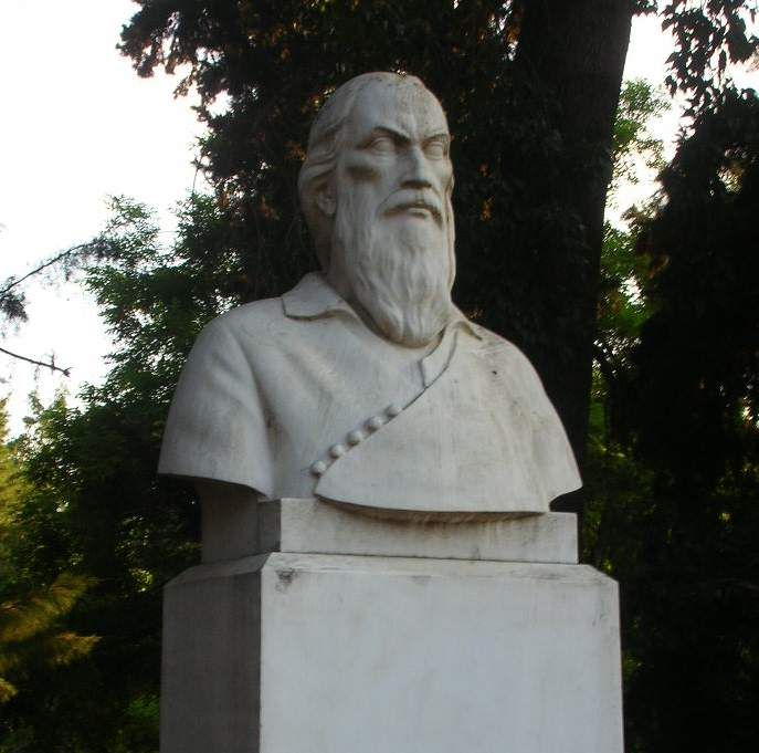 Προτομή του Παπαφλέσσα στο Πεδίο του Αρεως, Αθήνα